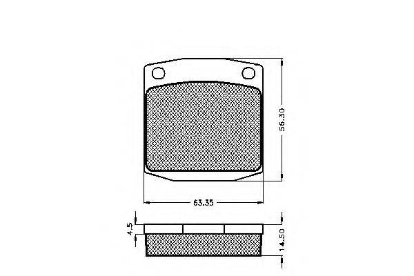 SPIDAN 30123 Комплект тормозных колодок, дисковый тормоз