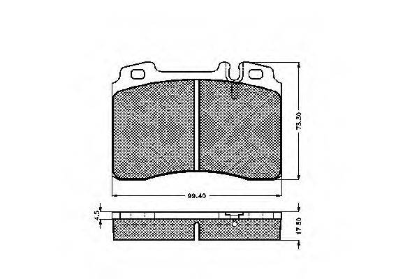 Комплект тормозных колодок, дисковый тормоз SPIDAN 31763