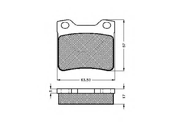 Комплект тормозных колодок, дисковый тормоз SPIDAN 32223
