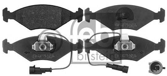 FEBI BILSTEIN 116052 Комплект тормозных колодок, дисковый тормоз