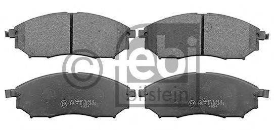 FEBI BILSTEIN 116188 Комплект тормозных колодок, дисковый тормоз