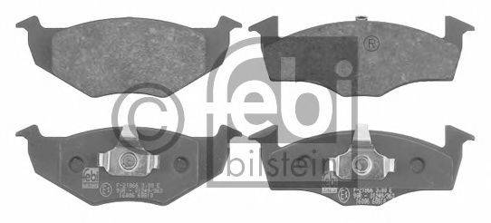 FEBI BILSTEIN 16006 Комплект тормозных колодок, дисковый тормоз