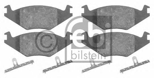 FEBI BILSTEIN 16011 Комплект тормозных колодок, дисковый тормоз