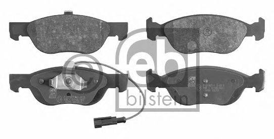 Комплект тормозных колодок, дисковый тормоз FEBI BILSTEIN 16091