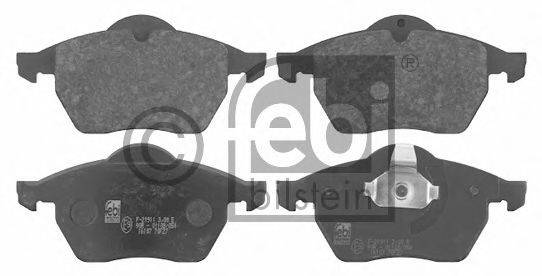 Комплект тормозных колодок, дисковый тормоз FEBI BILSTEIN 16107