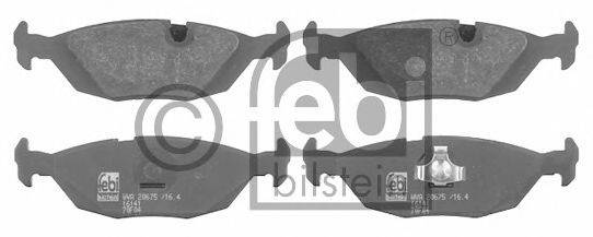 FEBI BILSTEIN 16141 Комплект тормозных колодок, дисковый тормоз