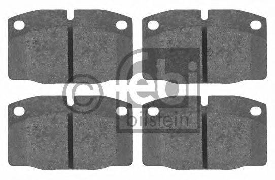 FEBI BILSTEIN 16203 Комплект тормозных колодок, дисковый тормоз