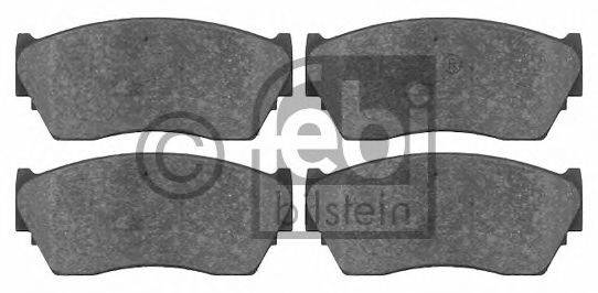 Комплект тормозных колодок, дисковый тормоз FEBI BILSTEIN 16204