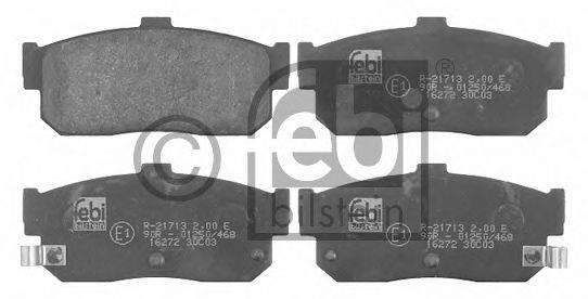 FEBI BILSTEIN 16272 Комплект тормозных колодок, дисковый тормоз
