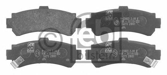 FEBI BILSTEIN 16273 Комплект тормозных колодок, дисковый тормоз
