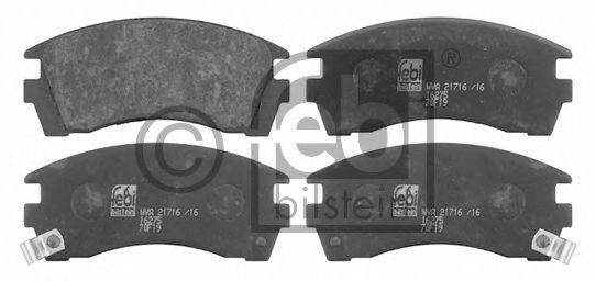 FEBI BILSTEIN 16275 Комплект тормозных колодок, дисковый тормоз