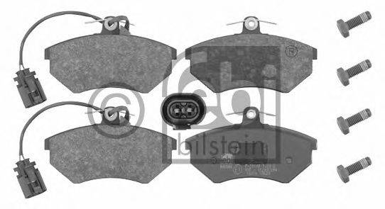 Комплект тормозных колодок, дисковый тормоз FEBI BILSTEIN 16316