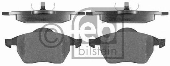 Комплект тормозных колодок, дисковый тормоз FEBI BILSTEIN 16322