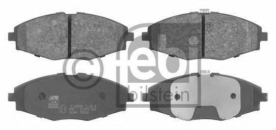 FEBI BILSTEIN 16341 Комплект тормозных колодок, дисковый тормоз
