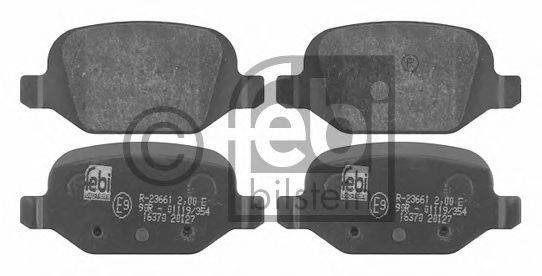 Комплект тормозных колодок, дисковый тормоз FEBI BILSTEIN 16370