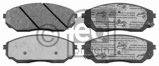 FEBI BILSTEIN 16471 Комплект тормозных колодок, дисковый тормоз