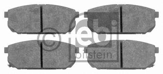 Комплект тормозных колодок, дисковый тормоз FEBI BILSTEIN 16524