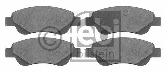 FEBI BILSTEIN 16589 Комплект тормозных колодок, дисковый тормоз
