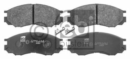 FEBI BILSTEIN 16645 Комплект тормозных колодок, дисковый тормоз