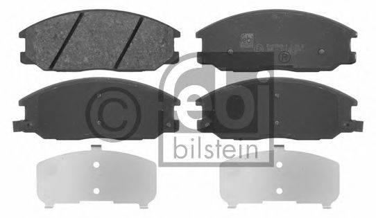 FEBI BILSTEIN 16682 Комплект тормозных колодок, дисковый тормоз