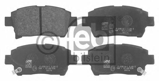 Комплект тормозных колодок, дисковый тормоз FEBI BILSTEIN 16725
