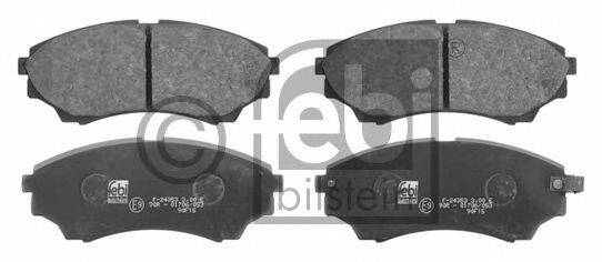 Комплект тормозных колодок, дисковый тормоз FEBI BILSTEIN 16739