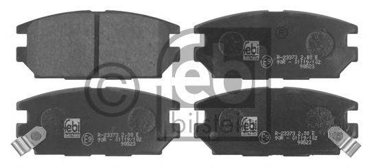 FEBI BILSTEIN 16756 Комплект тормозных колодок, дисковый тормоз