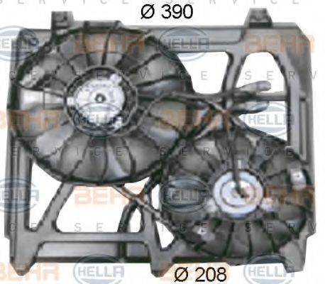 Вентилятор, охлаждение двигателя BEHR HELLA SERVICE 8EW 351 034-501