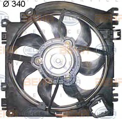 Вентилятор, охлаждение двигателя BEHR HELLA SERVICE 8EW 351 043-701