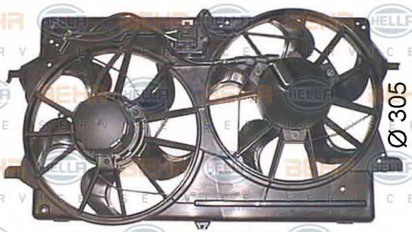 Вентилятор, охлаждение двигателя BEHR HELLA SERVICE 8EW 351 044-451