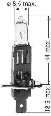 BERU 112558 Лампа накаливания, основная фара