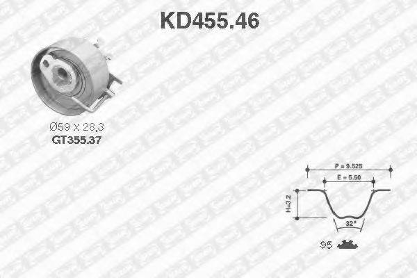 SNR KD45546 Комплект ремня ГРМ