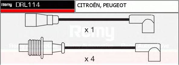 Комплект проводов зажигания DELCO REMY DRL114