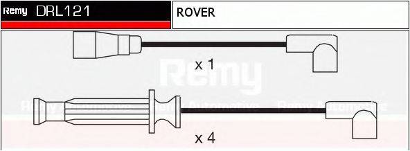 DELCO REMY DRL121 Комплект проводов зажигания