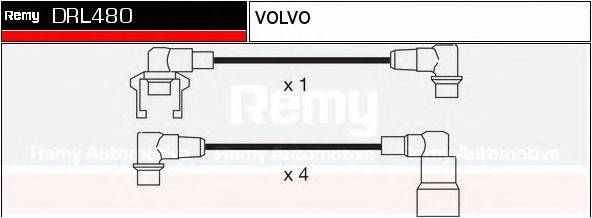 DELCO REMY DRL480 Комплект проводов зажигания