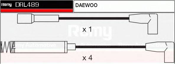Комплект проводов зажигания DELCO REMY DRL489