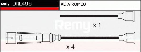 DELCO REMY DRL495 Комплект проводов зажигания