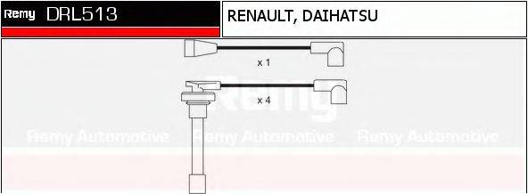 DELCO REMY DRL513 Комплект проводов зажигания