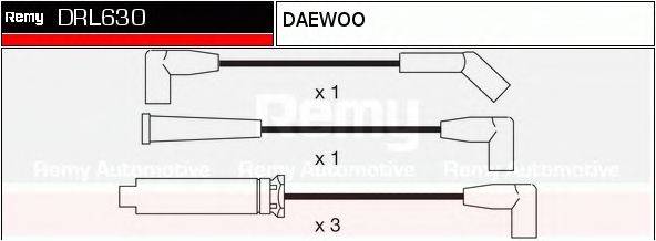 Комплект проводов зажигания DELCO REMY DRL630