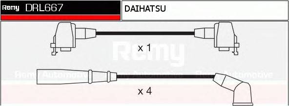Комплект проводов зажигания DELCO REMY DRL667