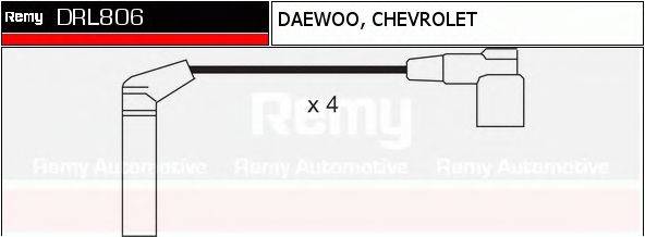 DELCO REMY DRL806 Комплект проводов зажигания