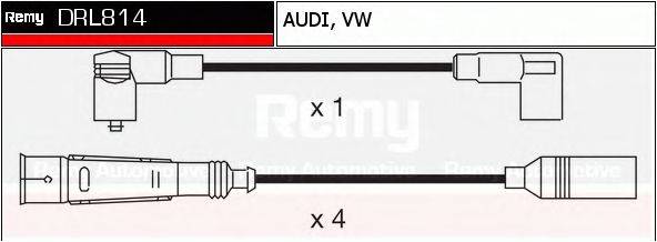 DELCO REMY DRL814 Комплект проводов зажигания