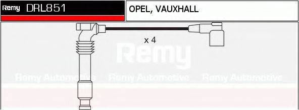 DELCO REMY DRL851 Комплект проводов зажигания