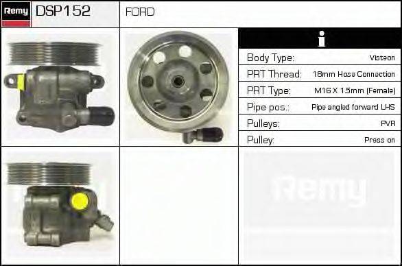 Гидравлический насос, рулевое управление DELCO REMY DSP152
