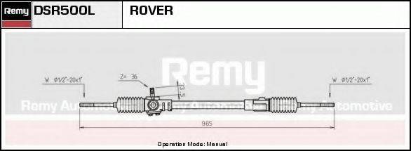 DELCO REMY DSR500L Рулевой механизм