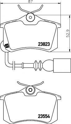 PAGID T1392 Комплект тормозных колодок, дисковый тормоз