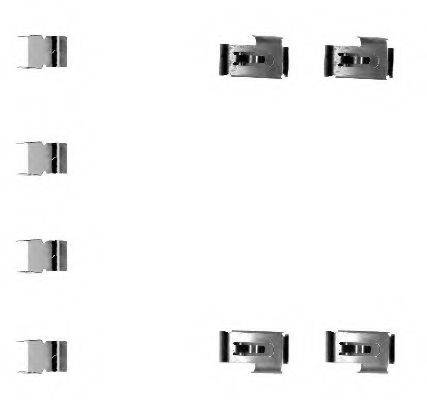 Комплектующие, колодки дискового тормоза PAGID K0284