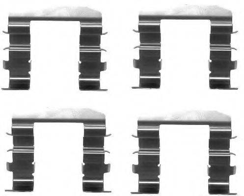 Комплектующие, колодки дискового тормоза PAGID K0178