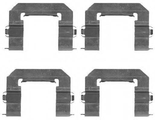 Комплектующие, колодки дискового тормоза PAGID K0193