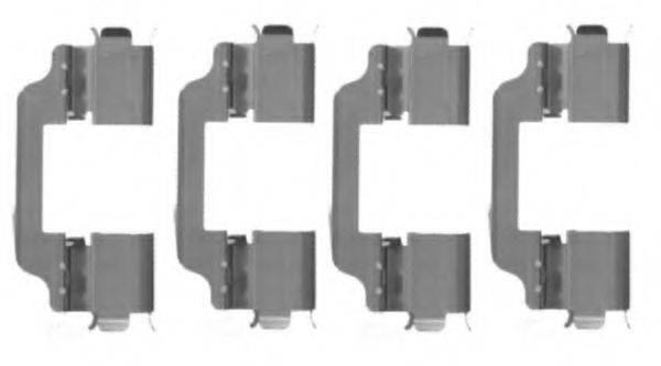 Комплектующие, колодки дискового тормоза PAGID K0240